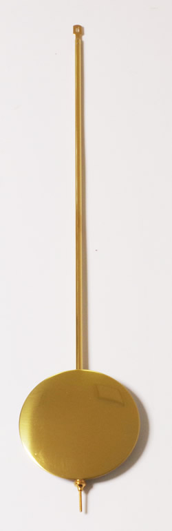 Pendulum 13: Hermle Brass pendulum 80cm x 100mm bob