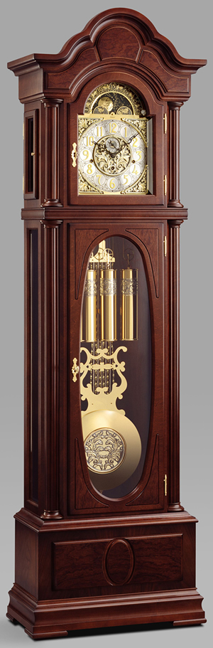 Oakside Classic Clocks | Kieninger 0129-23-02 Grandfather Clock