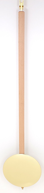 Pendulum 086: Kieninger 116cm x 165mm Timber Pendulum. 19mm wide stick