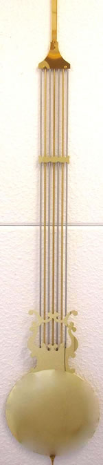 Pendulum 094: Kieninger 100cm x 225mm Lyre Pendulum