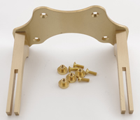 Mounting 001: Satin movement mounting bracket with fixing parts. (RWS, RS, RSB)