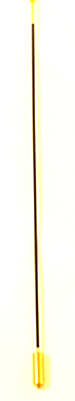 Pendulum 008: Oakside 65cm carbon fibre pendulum shaft & brass bob.