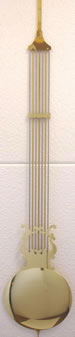 Pendulum 091: Kieninger 93cm x 165mm Lyre Pendulum